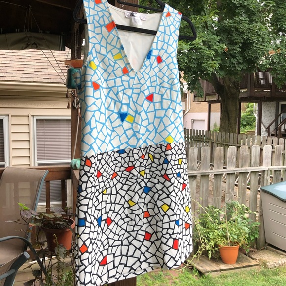 Desigual Geometric Pattern Dress Sz 40 EU (Med) - Picture 2 of 8